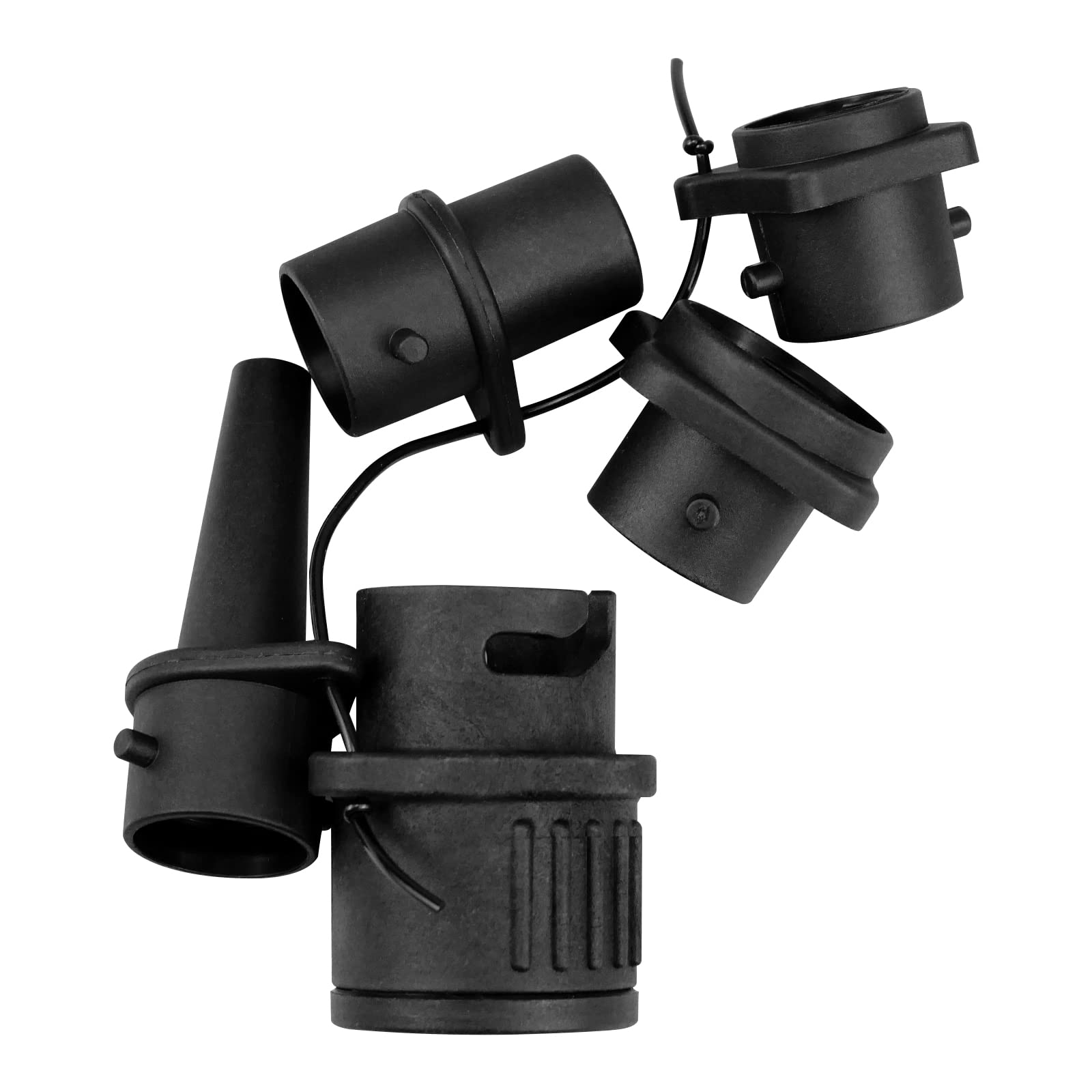 YapitHome Multifunction Air Pump Converter, Air Valve Nozzles for Inflatable Boat,Sup Valve Adapter for Inflatable Bed,Inflatable Boat,Stand Up Paddle Board,Inflatable Dinghy