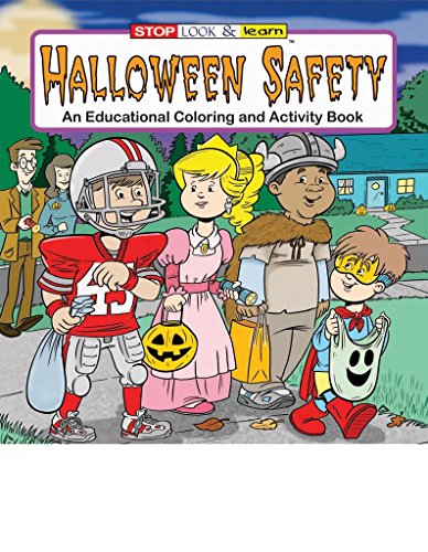 Halloween Safety Kid's Coloring & Activity Book in Bulk (25-pack)