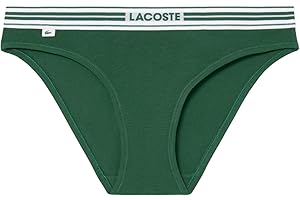 Lacoste Womens Contrast Waist Stretch Cotton BriefsBriefs