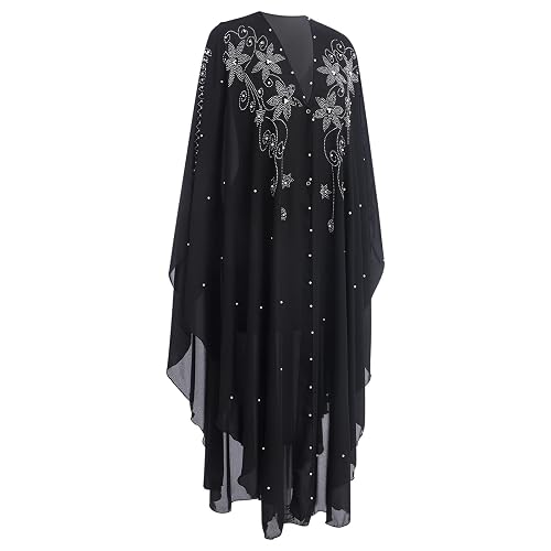strapless open back dress Black Partywear Kaftan for Women