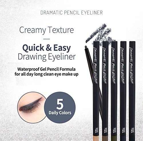 TouchinSOL dramatic pencil eyeliner 03 / Deep Blue color / eye liner / eye make up / make up tools / korean beauty cosmetic