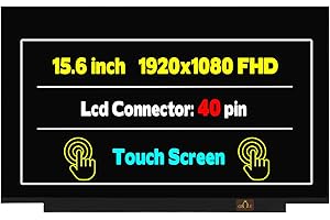 GBOLE Screen Replacement for Lenovo IdeaPad 5 15IAL7 Model 82SF 40PIN FHD 1920x1080 LCD LED Screen Display Digitizer Panel (Touch Screen)