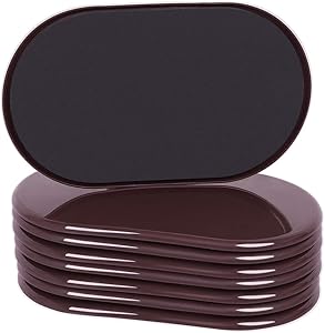 RCHYFEED 8PCS-Reusable Furniture Slider for Carpet, Heavy Duty Furniture Movers, Fit Table, Sofa and Chair, Move Your Furniture Easily & Safely, 9-1/2