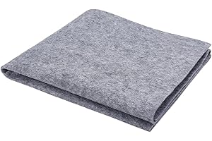 PH PandaHall Wool Chinese Calligraphy Mat Gray Reusable Drawing Felt Mat Painting Felt Desk Pad for New Year Greeting Words X