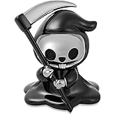 GNOCE Little Ghost Charm Bead Sterling Silver Black Plated Charm Fit Bracelet/Necklace For Women Wife