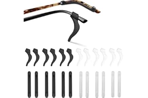 SMARTTOP Glassses Ear Holder Sleeve, Anti-slip eyeglasses ear hook, Silicone Temple Tips for Sunglasses, Eyewear and Reading
