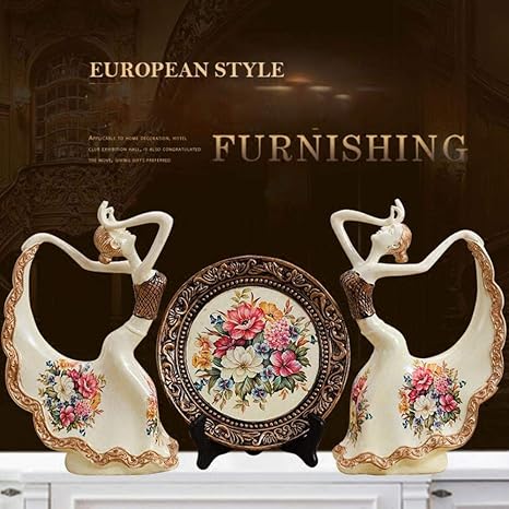 Jopu Estatua de Resina Europea Estatua decoración del hogar artesanía