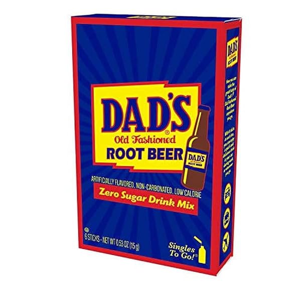 DAD’S, SINGLES TO GO ROOT BEER STICKS, 0.53 OUNCE