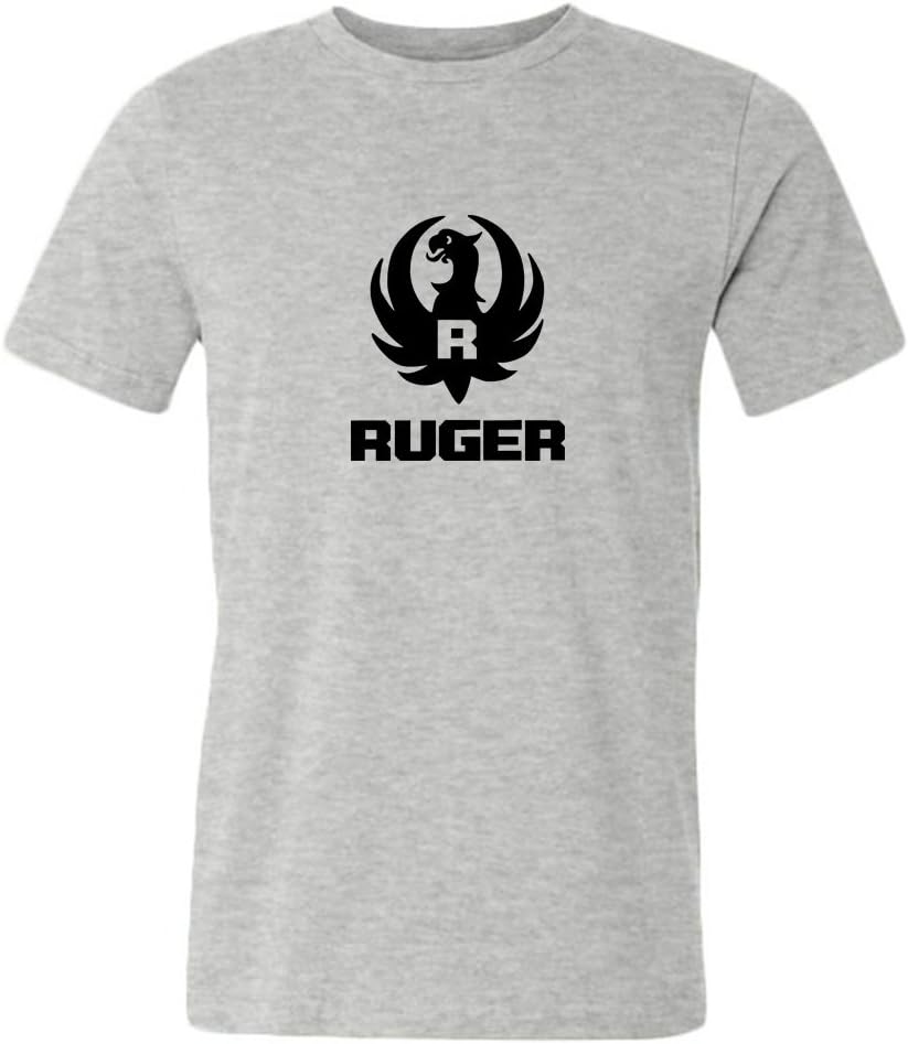 Outletees Ruger Short Sleeve Crew Neck Men's Simple Logo T shirts
