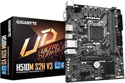 Gigabyte H510M S2H V3 Motherboard Intel 11th Gen Core DDR4 M.2 GbE LAN USB 3.2