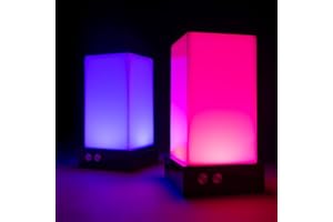 ZOCI VOCI Telepathy® Friendship Lamp® – Long Distance Touch Lamp - Wi-Fi Lights for Long Distance Relationships, Family & Friends Staying Apart (Crystal)