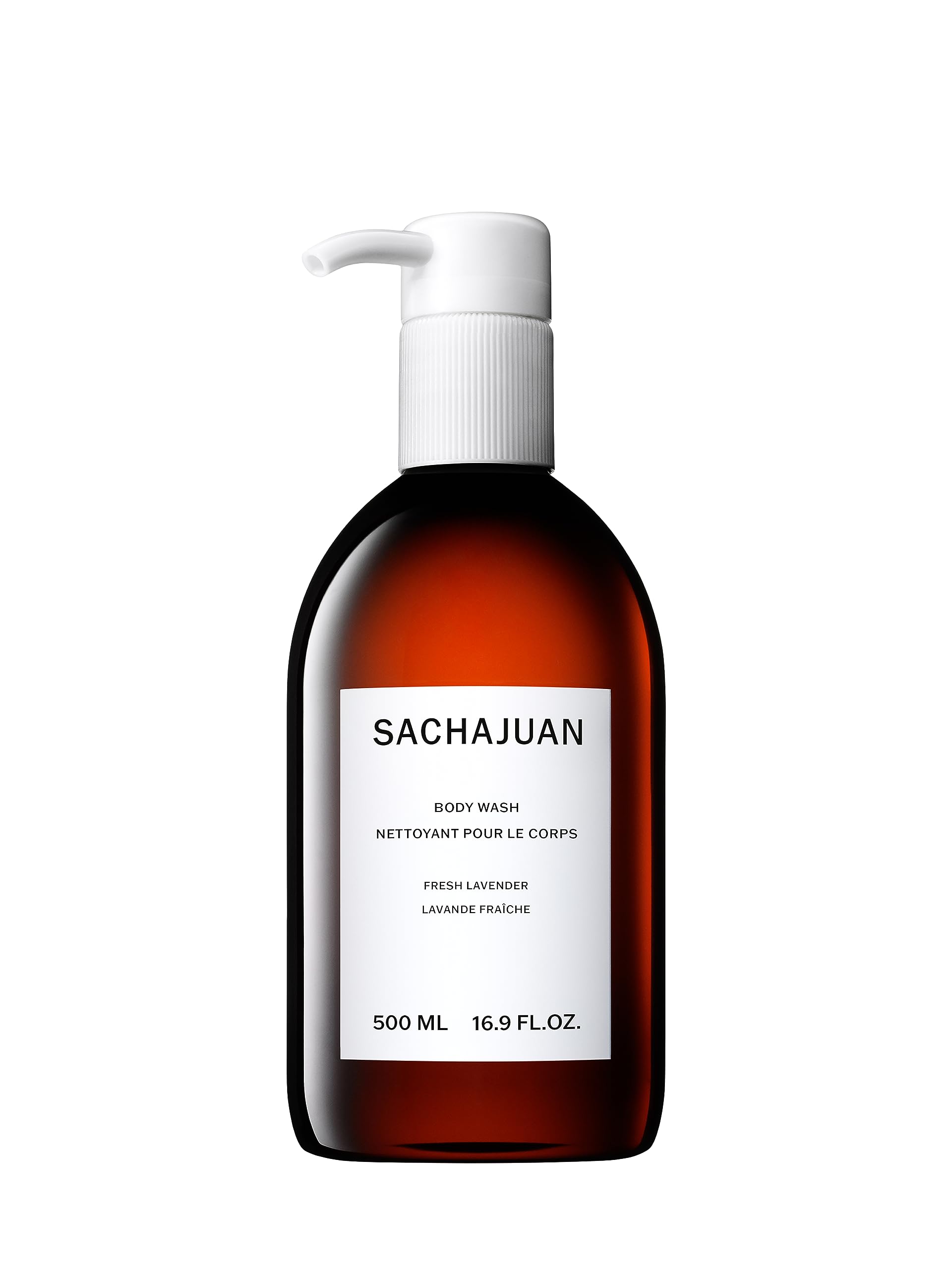 SACHAJUAN Body Wash Fresh Lavender 500ml with Earth Silk Technology, Soothes, Hydrates and Repairs Skin. Fresh Vanilla, Musk and Tonka Beans Scent. Vegan and Cruelty Free, Free from Parabens.