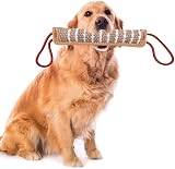 Hyrew FANTESI Jute Bite Pillow Tug Toy for Medium to Large Dogs - Style 2 view 6