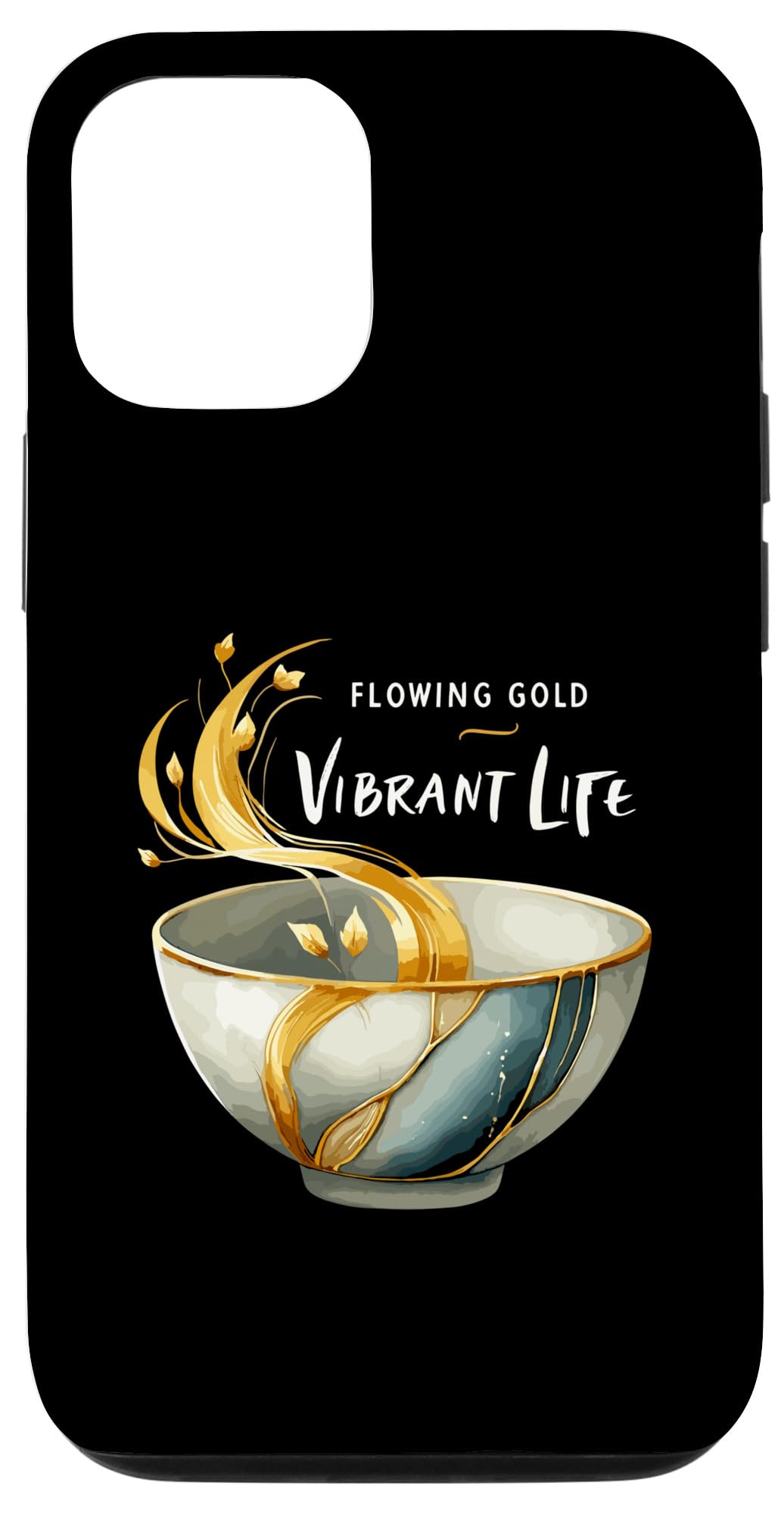 iPhone 15 Kintsugi Kintsukuroi Imperfect Japanese Art Wabi Sabi Case