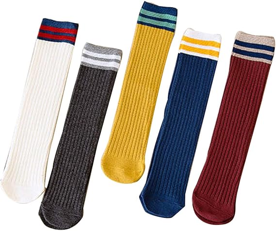 Amazon Sherelly ハイソックス 女の子 ソックス レディース 靴下 キッズ 男の子 ハイソックス スニーカーソックス 可愛い 発表会 通学 通勤 5足セット 110 150cm ソックス 通販