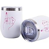 Bachelorette Gifts for Bride Party Decorations, Bride To Be Gifts Pink Ring Finger Wine Glass 12oz Tumbler, Engaged Ideas Cup Engagement Gift for Couples