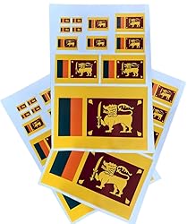 EUIOSFDC Decal in Multiple Sizes Sri Lanka Flag
