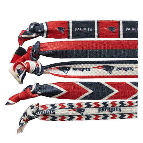 NFL Houston Texans – Gravata de cabelo com nó Nflnfl, Azul marino, Set of 5