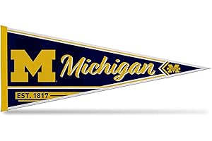 Rico Industries NCAA Classic 12" x 30" Felt Wall Décor Pennant - Great for Home/Bed Room/Man Cave Décor