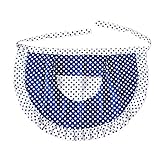 Opromo Lady's Cotton Polka Dot Waist Aprons with Pocket, 28 3/4