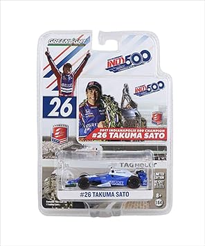 【クリックで詳細表示】【 GREENLIGHT 】1/64 グリーンライト INDY500 2017年 優勝記念モデル アンドレッティー ホンダ 佐藤琢磨