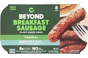 BEYOND MEAT Breakfast Sausage Links Classic 8.3 Oz, 99.6 Ounce, (Pack of 12)