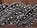 Alilang Women Beaded Headband Metallic Gunmetal Rhinestone Crystal Flapper Hairband Grey, 1 Piece