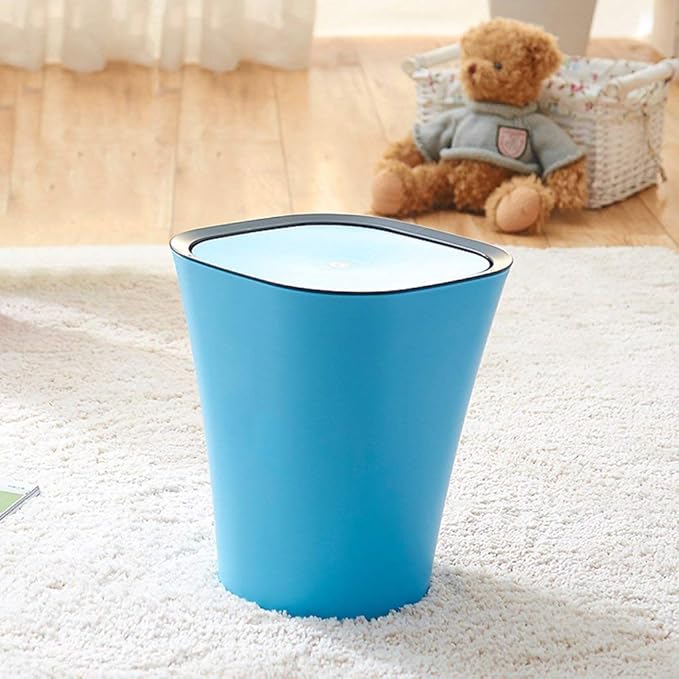 ZJHCC Indoor Dustbins Bins Small plastic living room trash cans