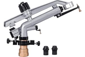 RK-67 1-1/2" FNPT Impact Mini-Gun Sprinkler with Nozzle Set - (12, 14, 16 mm) x 5 mm, NPT Female, 103.3 GSM Maximum Flow Rate