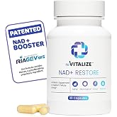 NAD+ Supplement 750mg - Advanced Nicotinamide Riboside for Anti-Aging &amp; Supports Cellular Energy | Nad Plus Promotes DNA &amp; Brain Health with High Absorption Formula Third Party Tested 30 Servings