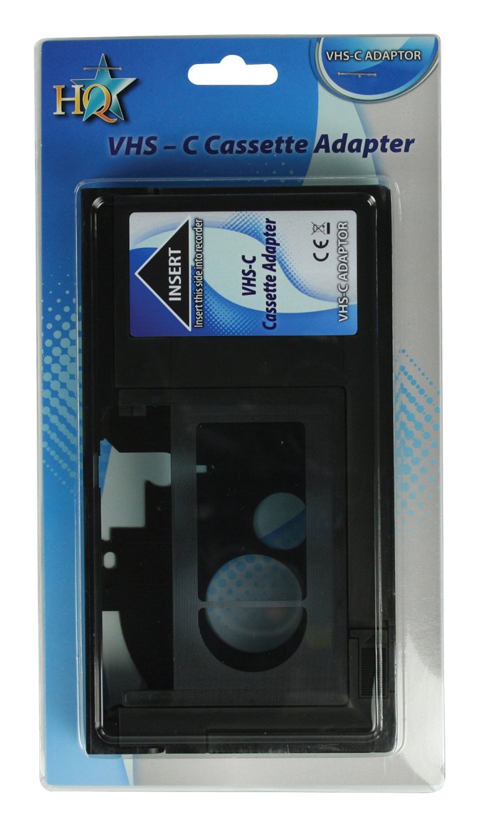 HQ VHSC Video Cassette Adaptor NOT COMPATIBLE WITH 8mm/MiniDV/Hi8