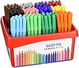 GIOTTO Turbocolor Felt Tip Fibre Pens Fine Tip 144 Colours School Pack view 2