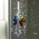 Yeyert Modern Rainbow Crystal Sun Catcher Pendant for Car & Home Decor view 3