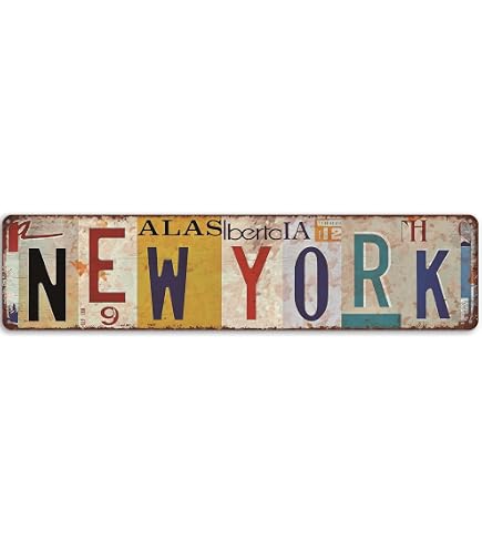 Amazon.com: BROADWAY Aluminum Street Sign new york nyc new show
