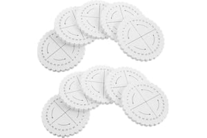 Homoyoyo 10pcs Braiding Disk Round Bracelet Braiding Plate Diy Craft Tool for Beginners Friendship Bracelet m