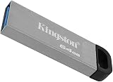 Kingston DataTraveler Kyson USB 3.2 Gen 1 64GB Capless Metal Flash Drive view 4