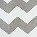 DII Collapsible Polyester Storage Cube, Chevron, Gray, Small