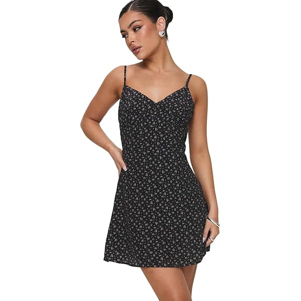 Princess Polly Love Birds Mini Dress Red at Amazon Women's Clothing store