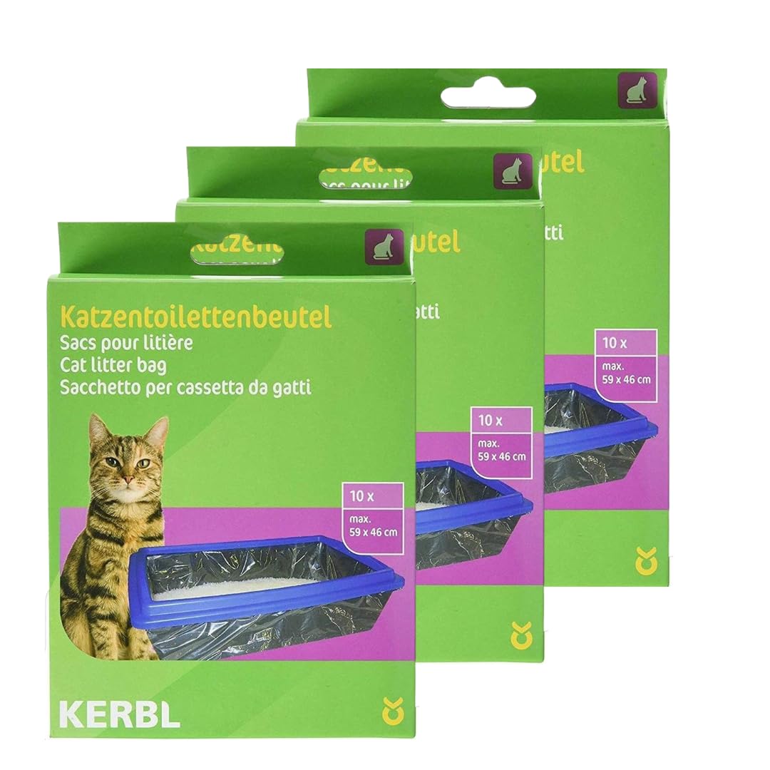 Kerbl 84215 Cat Litter Tray Bags XL 59 x 46 cm (3x10er)