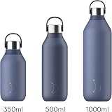 Chilly's Series 2 Bottle 500ml Whale Blue Stainless Steel Vacuum Insulated view 3