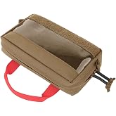 KRYDEX Clear Top Insert Bag with Hook Panel Tactical Packing Cube Travel Organizer Bag (Small -CB)
