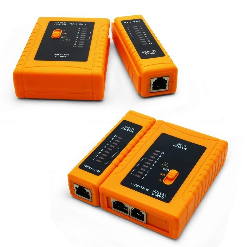 iMBAPrice - RJ45 Network Cable Tester for Lan Phone RJ45/RJ11/RJ12/CAT5/CAT6/CAT7 UTP Wire Test Tool: Home Improvement