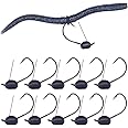 Weedless-Wacky-Rig-Hooks-Weedless-Jig-Head Worm Weights Hook for Bass Fishing 10 Pack