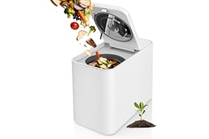 MERIOR 3L Electric Composter for Kitchen, Smart Compost Bin, Odorless|Low Noise|Auto-Cleaning|Fast 4-6H Food Waste to Fertilizer Conversion for Outdoor Use