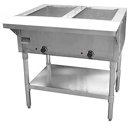 FSE ST-120/2 33' Open Well Steam Table Electric