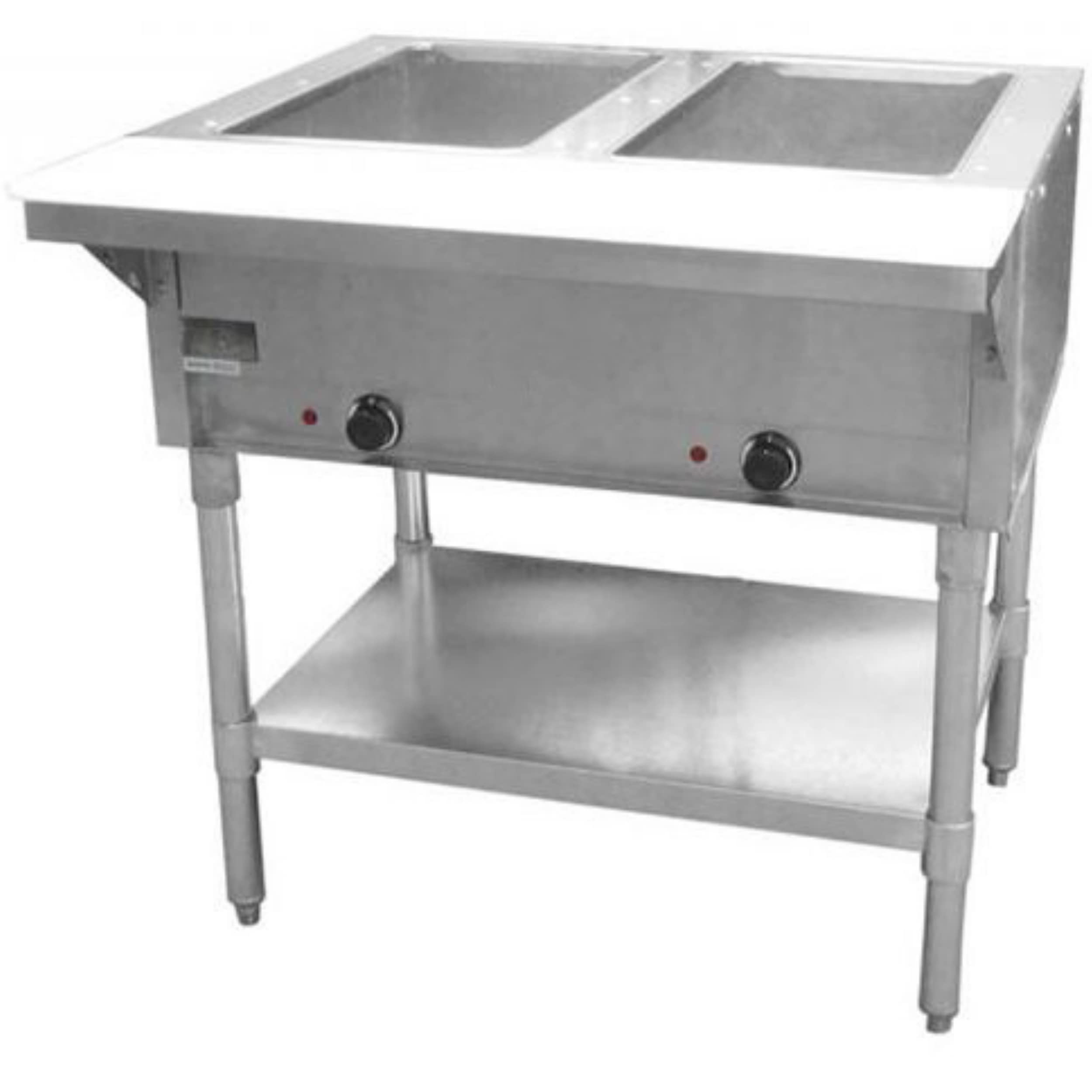 FSE ST-120/2 33' Open Well Steam Table Electric