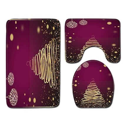 Zhengxianga Tappetino Da Bagno In Tre Pezzi Tappetino Da