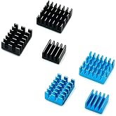 Raspberry Pi 4b Heatsink, Raspberry Pi Heatsink Aluminum Heatsink with Thermal Conductive Adhesive Tape for Raspberry Pi 4 Model B