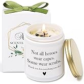 Nurse Week Gifts for Women Men, Nursing School Graduation Gift, Cool LPN RN Gifts for Nursing Students, Nurse Practitioner, New Future Nurses, 7oz Nurses Candle Gift, Vanilla Lavender Scent