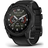 Garmin tactix® 8 51mm, Solar Charged Display, Elite, Premium Tactical GPS Smartwatch, Includes Applied Ballistics Elite™ Solver, Titanium Bezel, Sapphire Lens, 40-Meter Dive Rating